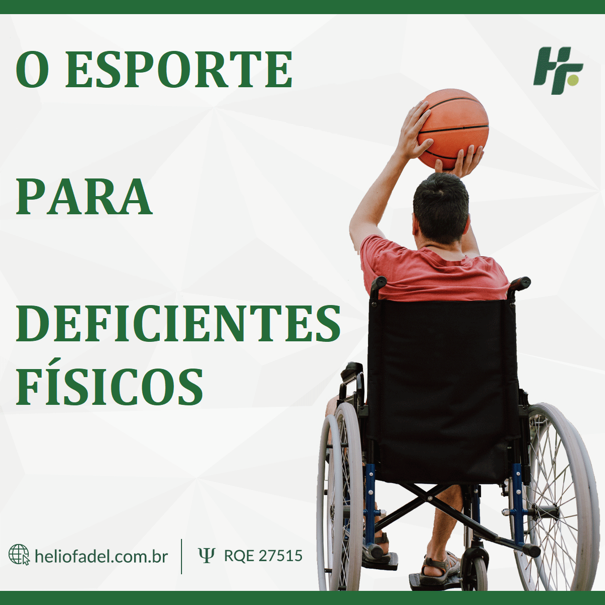 Deficientes físicos e esporte - O esporte para deficientes físicos